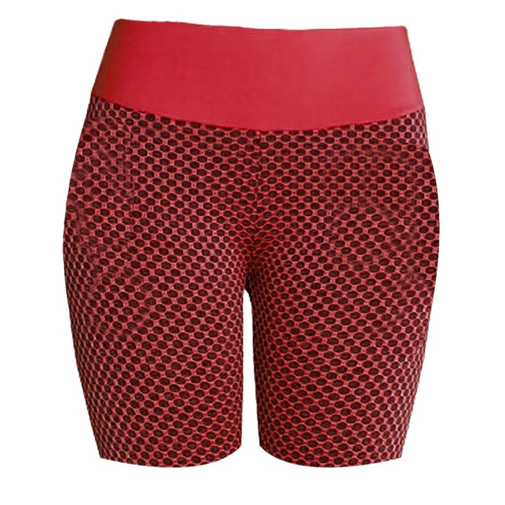 HANZHAN Womens Workout Yoga Shorts Tight-Fitting Butt Lifting Fitness